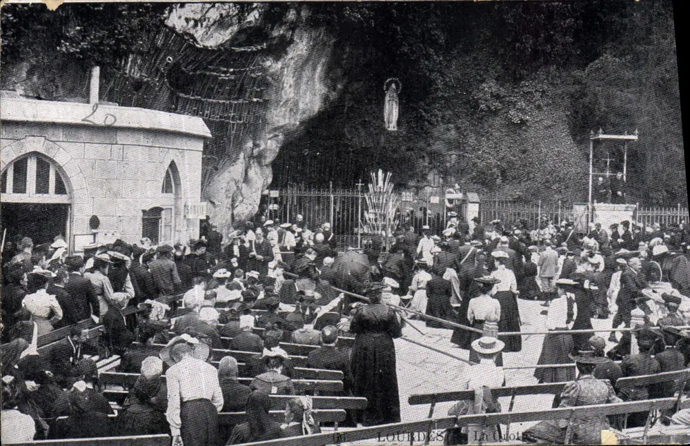 Lourdes — A Gruta — Editor La Nolte, n° 20 - Frente