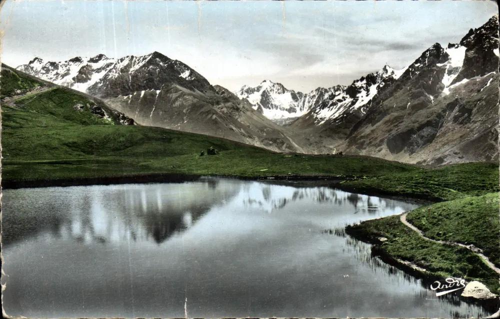 Hochgebirgsee mit Forellen — Bellegarde — Édition d'Art André, Grenoble - Vorderseite