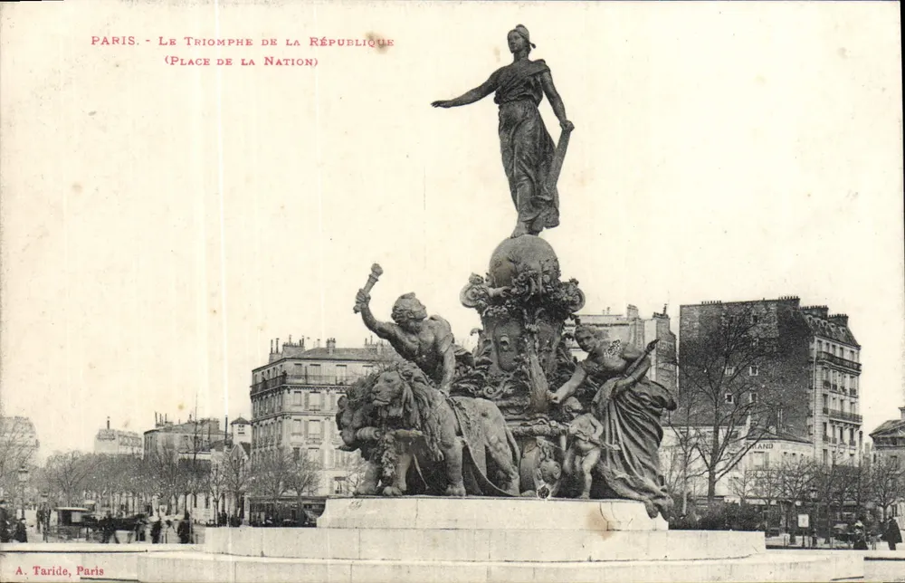 Paris - Der Sieg der Republik (Place de la Nation) — A. Taride, Paris - Vorderseite