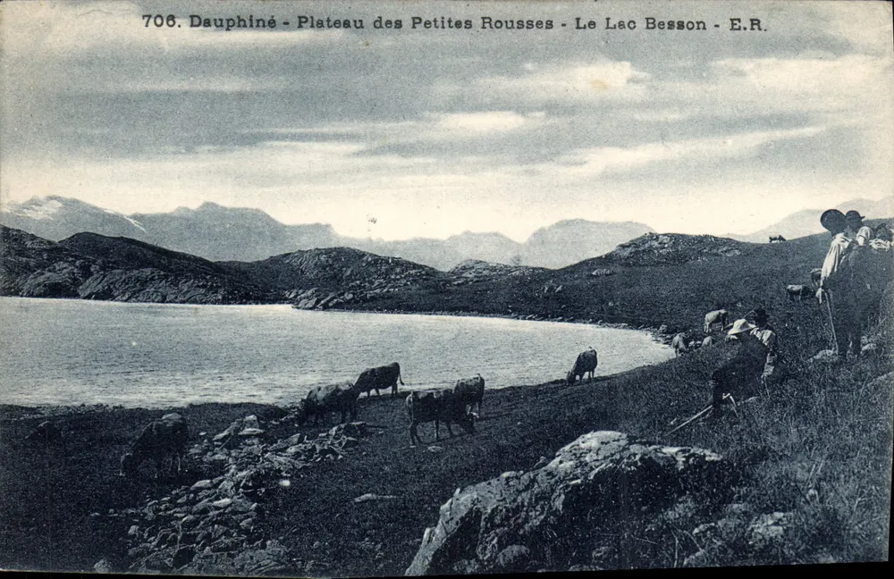 Dauphiné - Plateau der Petites Rousses - See Besson - E.R. - Vorderseite