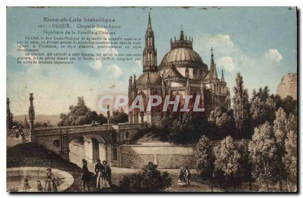 Dreux - Kapelle Saint-Louis — Historisches Eure-et-Loir — unbekannter Verlag, Seriennummer nicht sichtbar - Vorderseite