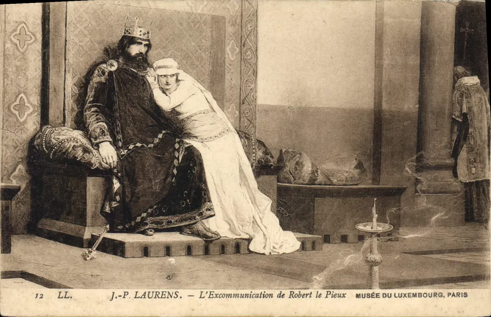 Die Ausstossung des Frommen Robert — J.-P. Laurens — Musée du Luxembourg, Paris - Vorderseite