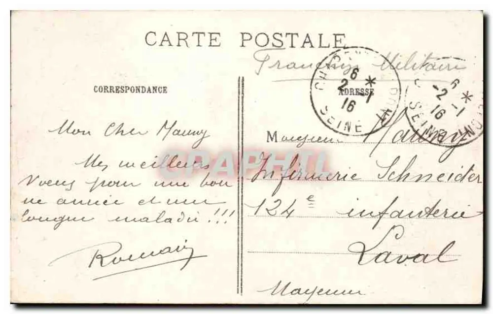 Bois de Vincennes — Le Temple Grec — E.M. n°44 - Verso
