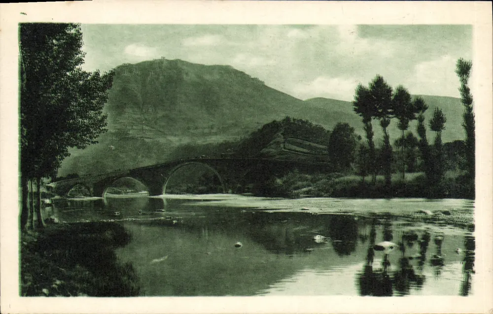 Gorges do Tarn — 223. O Ponte de Quézac — Imp. François, Limoges - Frente