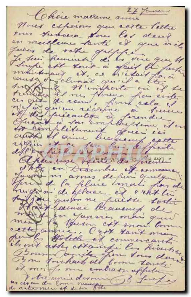 Hyères — Avenida da Estação — Selbota - Verso