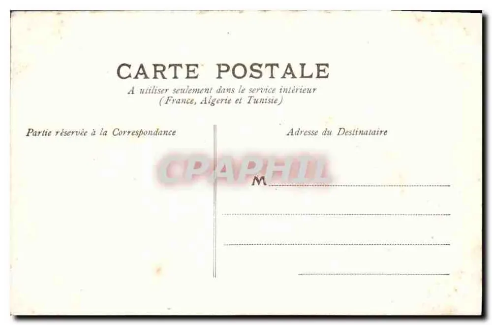 Porte d'Amont — Étretat, Seine-Inférieure — unbekannter Verlag, Seriennummer nicht sichtbar - Rückseite