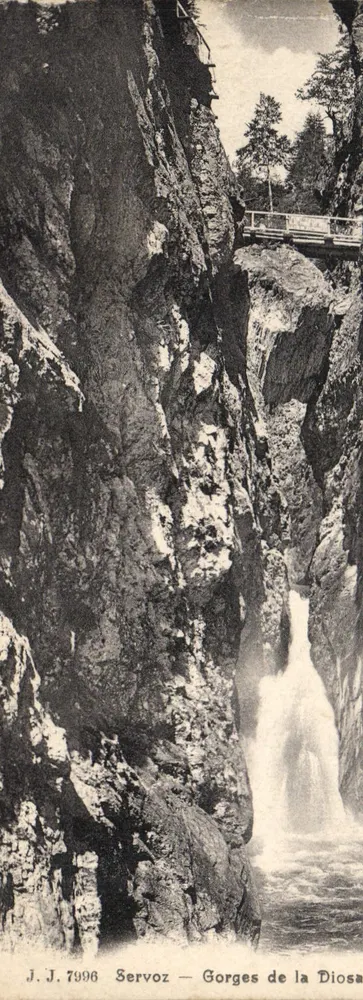 Gorges da Diosaz — Servoz — J.J. 7996 - Frente