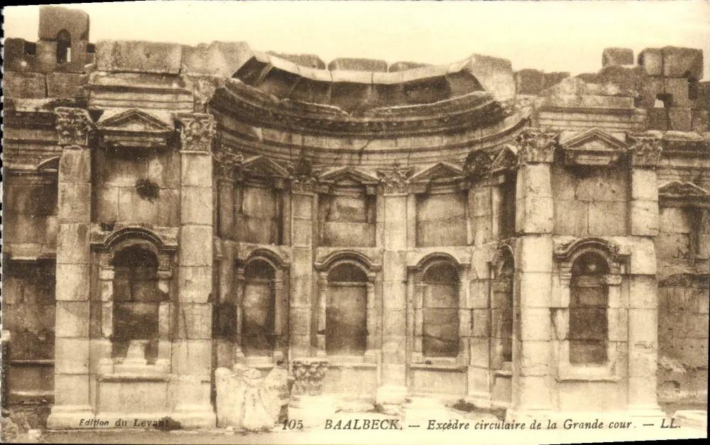 Baalbeck — Esfera circular de la Gran Cour — Edición del Leyan - Anverso