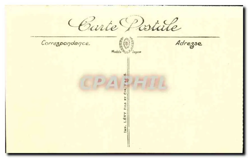 Baalbeck — Geflügelte Säulen des Pronaos des Tempels — Verleger: Lévy Fils et Cie, Paris - Rückseite