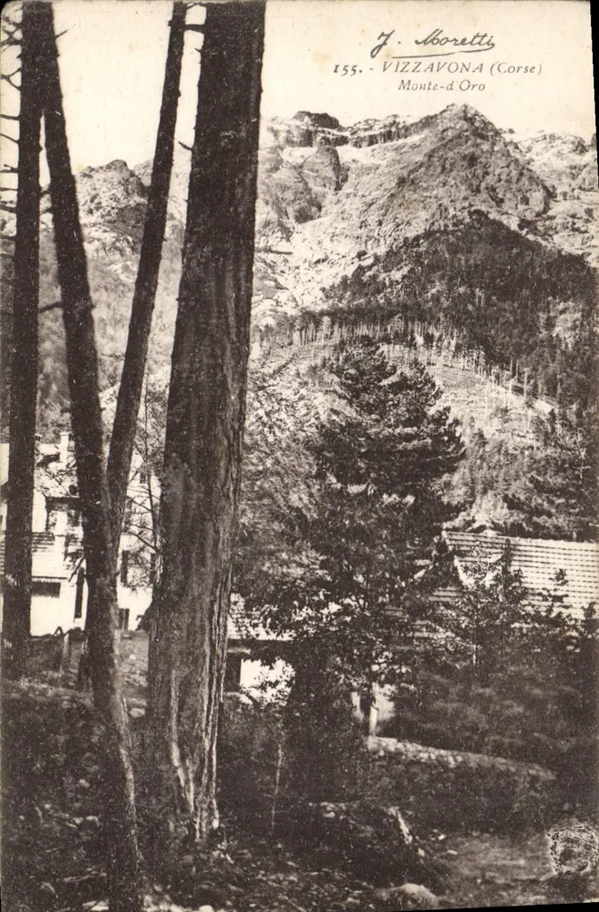 Vizzavona (Córse) — Monte-d'Oro — J. Boretti, n° 155 - Frente