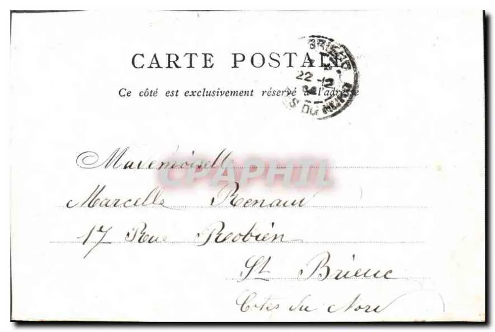 Panteão — Editado pelo BON MARCHÉ — PARIS - Verso