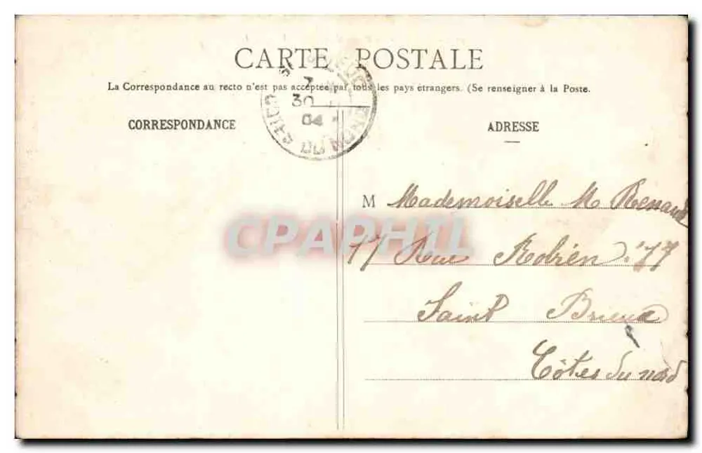 Paris - O Ponte Alexandre III - G. 235 - Verso