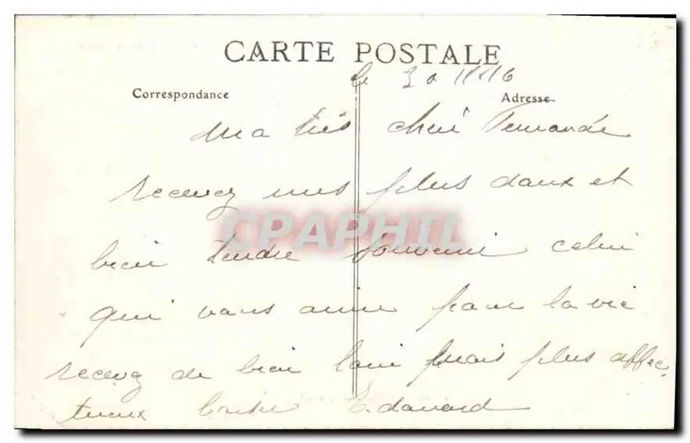 Château-Thierry — A Igreja de São Crépin — Editor Bonnefonds, n°23 - Verso