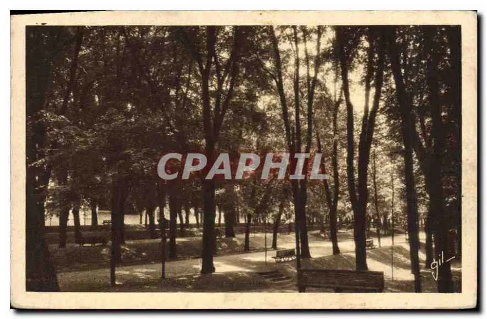 Parque dos Quinconces — Le Mans — edições artísticas (R. Plassin, Le Mans) - Frente
