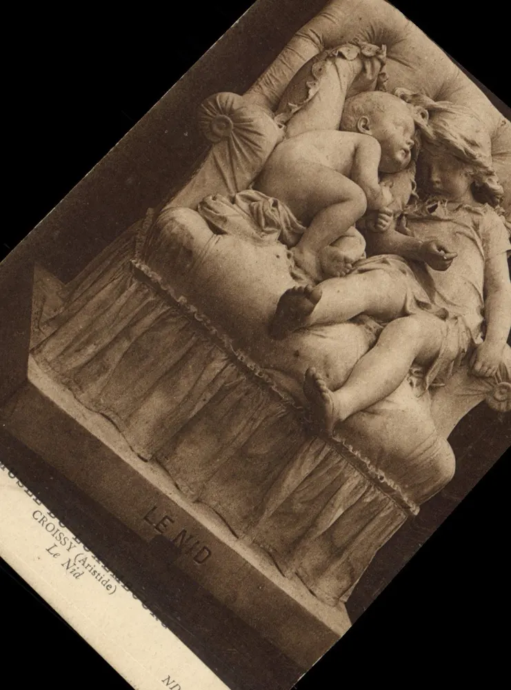 निड — क्रॉइसी (एरिस्टाइड) की स्कल्प्चर — प्रकाशक: एरिस्टाइड - आगे