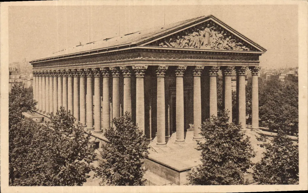 Il Panthéon a Parigi — editore stampatore Letellier, Parigi — n° di serie 19 - Recto