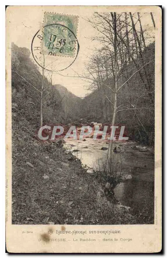 Le Raddon in der Schlucht — pittoreske Haute-Savoie — Verleger: F. Série - Vorderseite