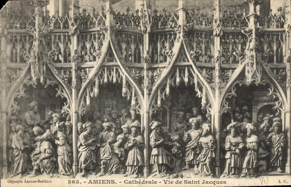 Amiens - Catedral - Vida de São Jacinto — Objetivos Lacour-Berthiot, n° 365 - Frente