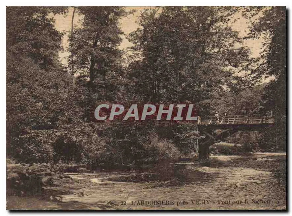 Die Kalksteingrube bei Vichy — Brücke über den Sathonay — Nr. 22 - Vorderseite