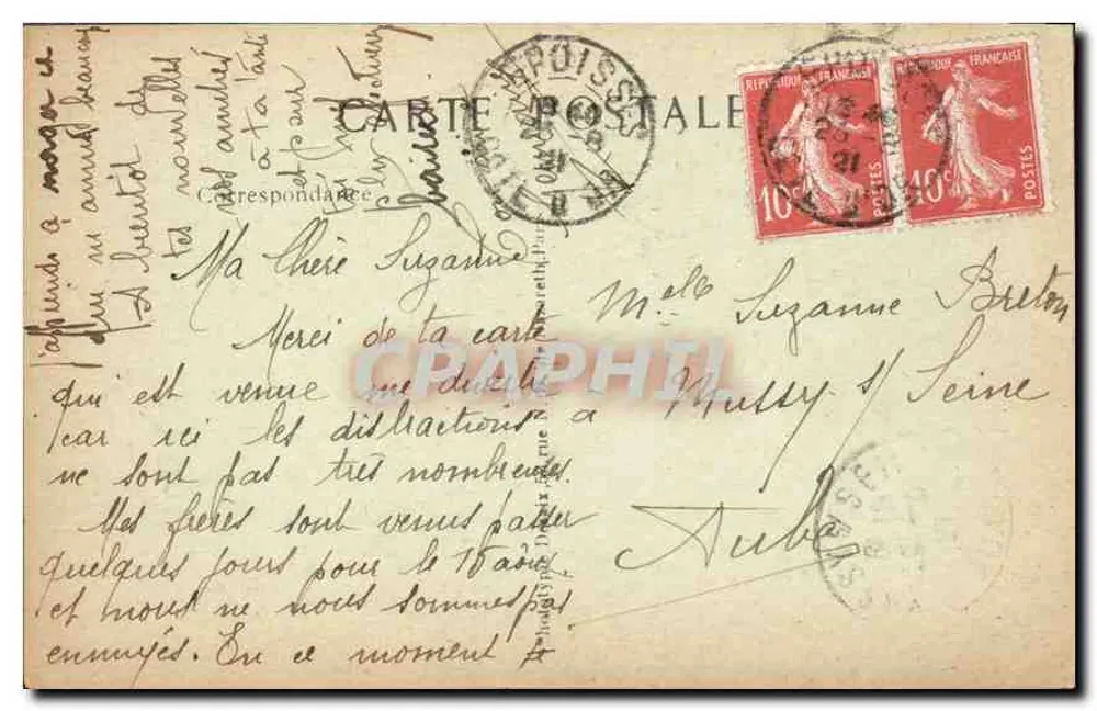 VIEUX-CHATEAU — Vista Geral — Fortier, editor - Verso