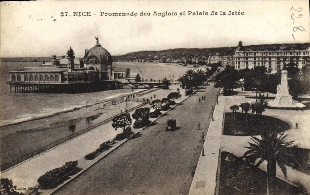 NICE - Promenade des Anglais und Palais de la Jetée — Gillet-Ausgabe, n°27 - Vorderseite