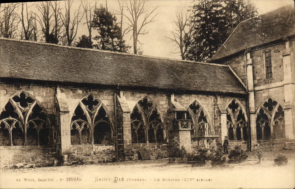 Saint-Dié (Vosges) — Tu viện (Thế kỷ XIV) — Ad Welch, N° 2850bis - Mặt trước