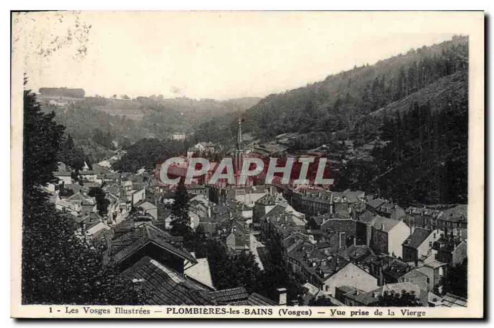 PLOMBIÈRES-les-BAINS (Vosges) — Ausblick von der Jungfrau — Les Vosges Illustrées - Vorderseite