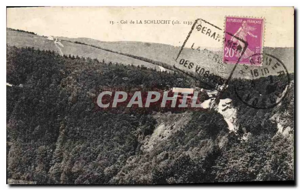 Col de La Schlucht (alt. 1139) — vista panorâmica — Edições Fredenreich, n°13 - Frente
