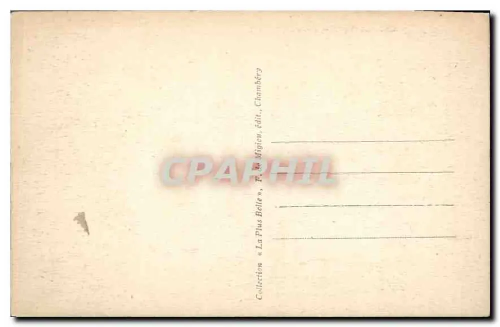 अर्वेस के एगुइल्लेस (3514 मीटर) — संग्रह «ला प्लस बेले», एफ. एम. मिग्निएन, संपादक, चंबेरी - पीछे
