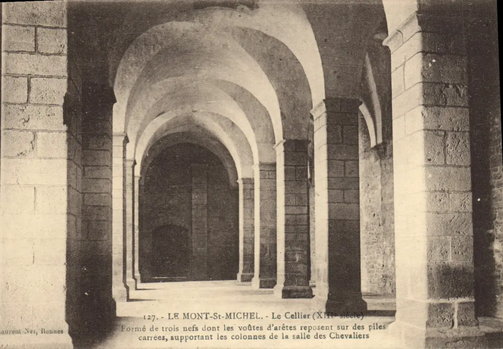 Monte-Santo-Michel — O Cellier (século XIII) — Laurent-Net, Reunnes, n°127 - Frente