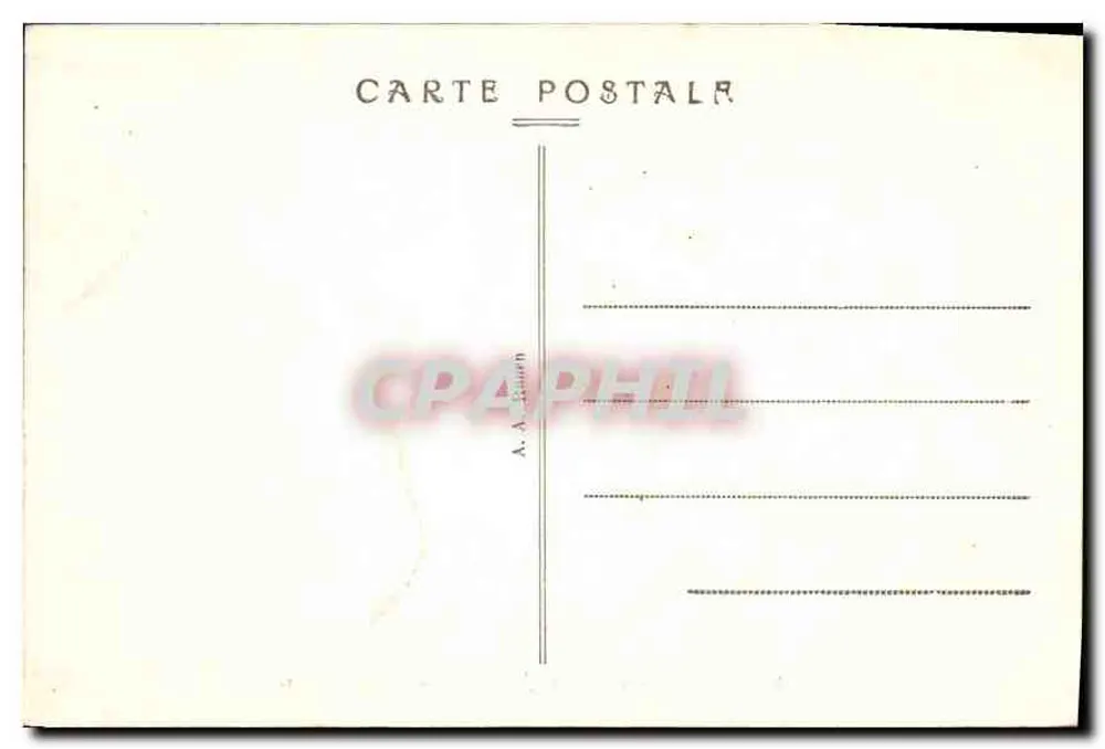 Rouen — Palast der Gerechtigkeit — Gerichtssaal — Verleger A. A. Jullien, n° 6 b - Rückseite
