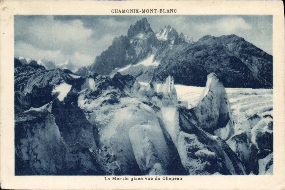 Chamonix-Mont-Blanc — Die Meer von Eis vom Cap aus — G. Tairras, phot.éd. - Vorderseite