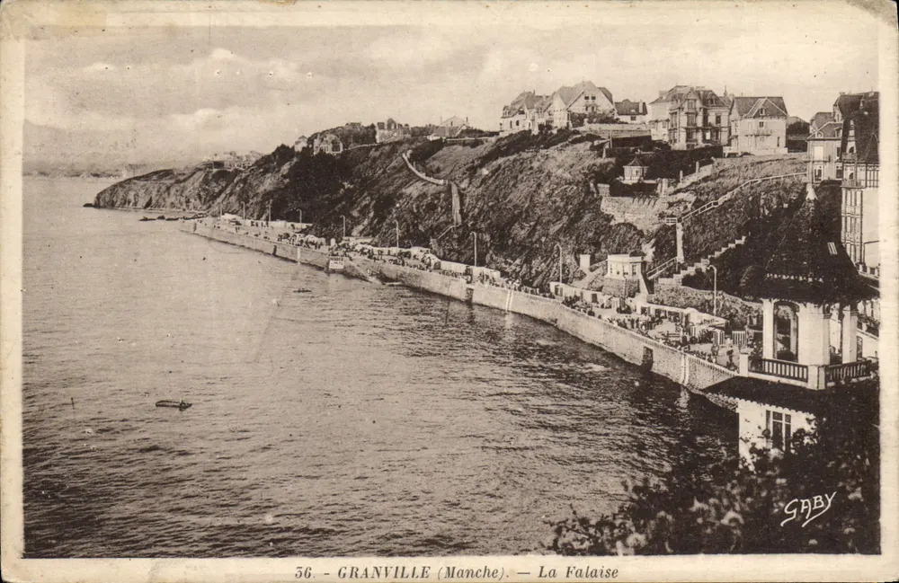 Granville (Manche) — La Falaise — Gaby, n°56 - Frente