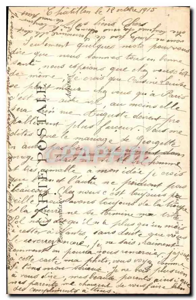 Die Argonne — Ruinen von Avocourt — HAB, n°4 - Rückseite