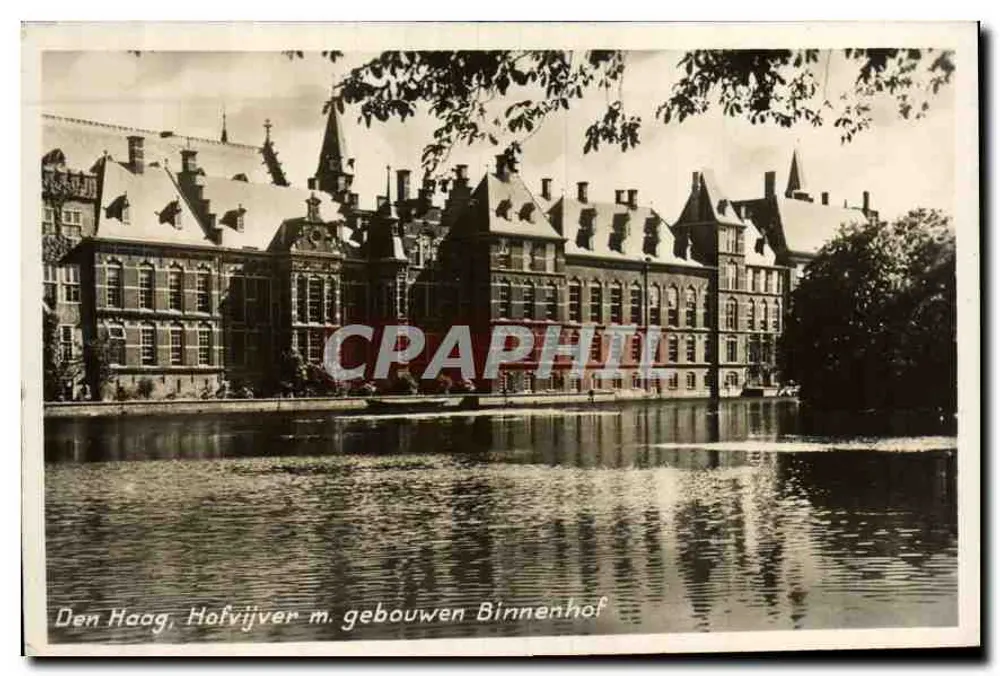 Den Haag, Hofvijver mit Binnenhof-Gebäuden - Vorderseite