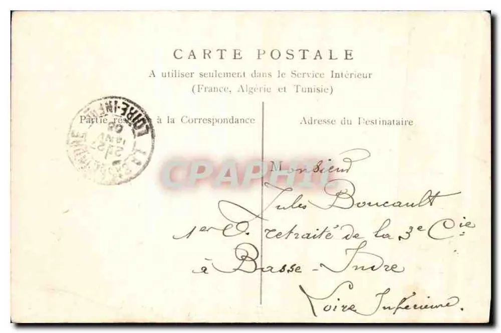 Meaux — Hôtel de ville — CH. D. - Verso