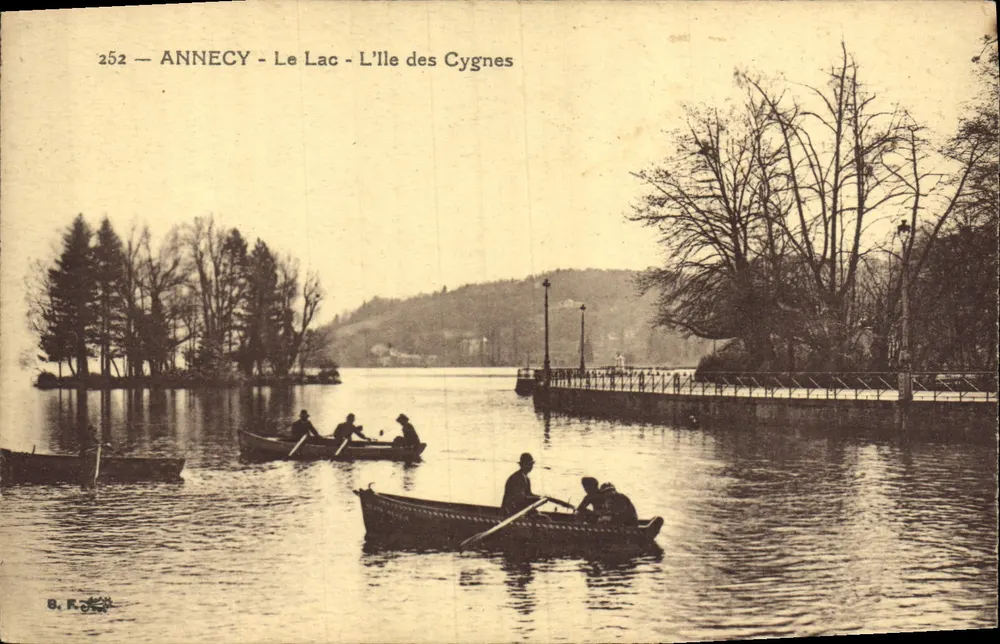 Annecy - Der See - Die Insel der Schwäne — B. R. (Verlag) n° 252 - Vorderseite