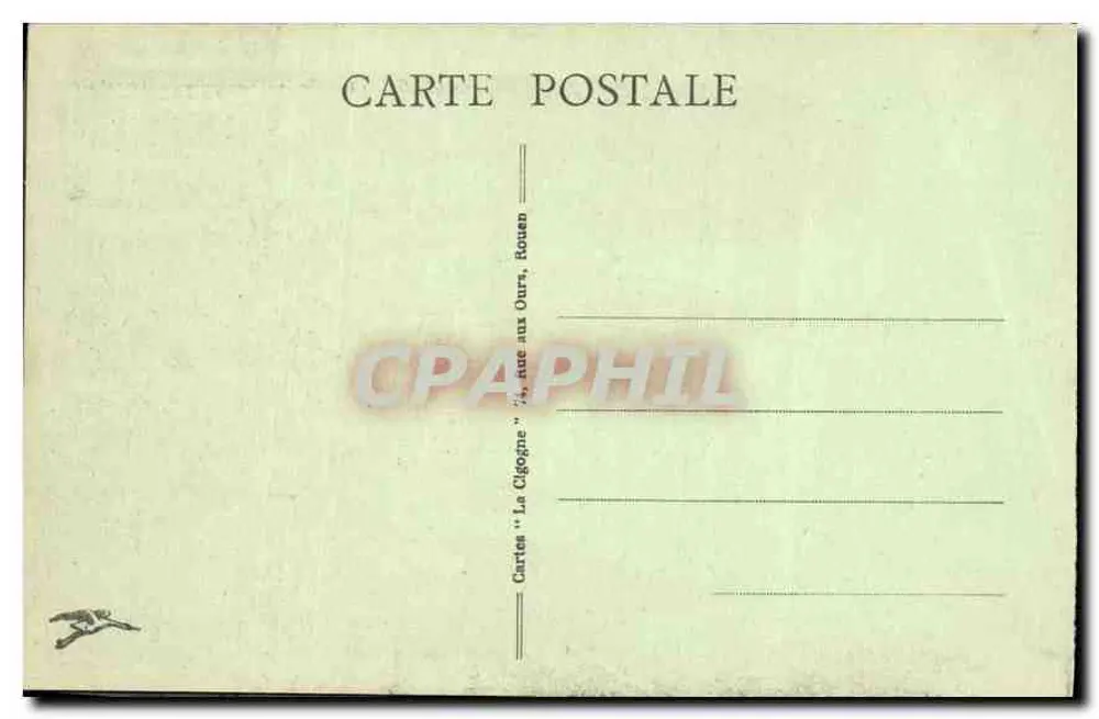 Rouen - Die Quais - Ansicht vom Transbordeur — Verlag La Cigogne, Nr. 301 - Rückseite