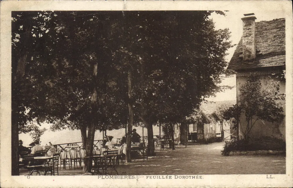 Plombières — Feuillée Dorothée — éditeur LL. - Frente