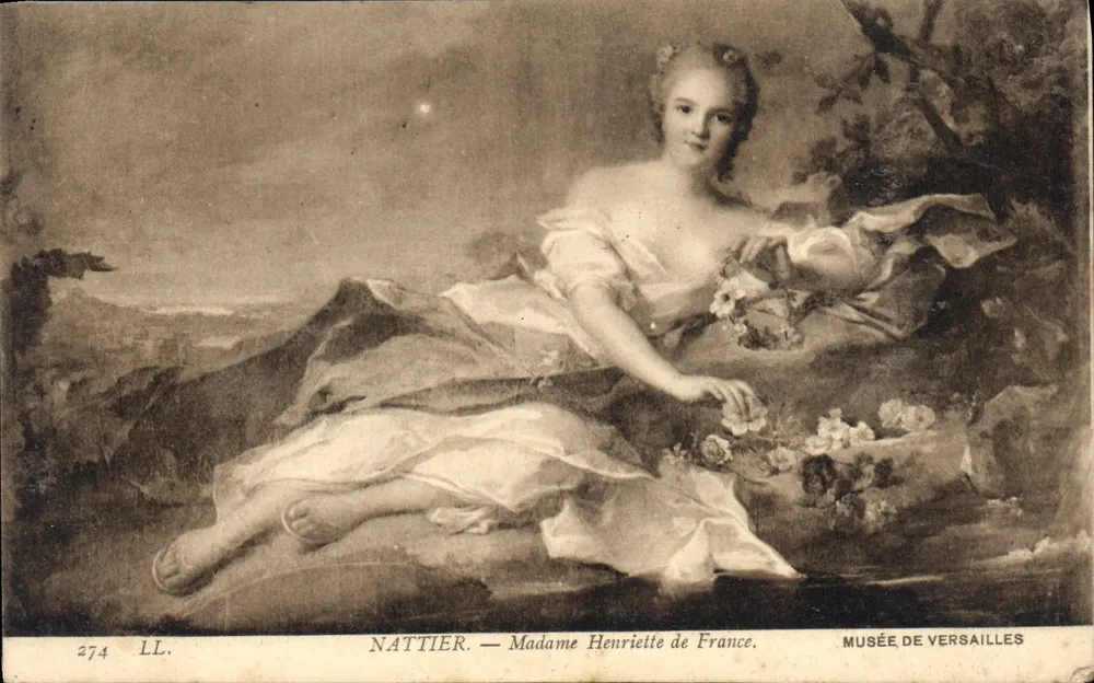 Madame Henriette von Frankreich — Nattier — Musée de Versailles - Vorderseite
