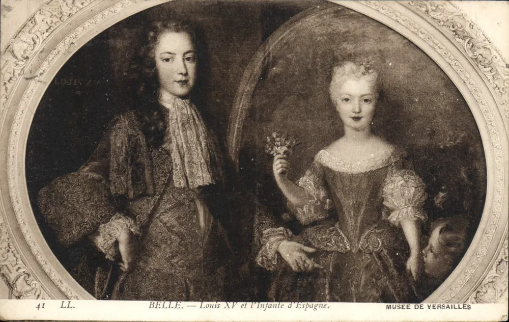 Louis XV et l'Infante d'Espagne — Musée de Versailles — Belle, n°41 - Frente