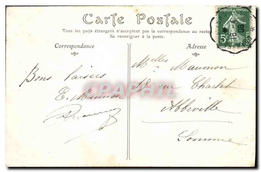 Chartres — A Porta Guillaume — ND Fot - Verso