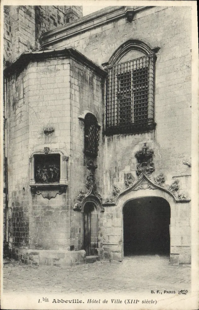 Abbeville. Rathaus (13. Jahrhundert) — B.F., PARIS - Vorderseite