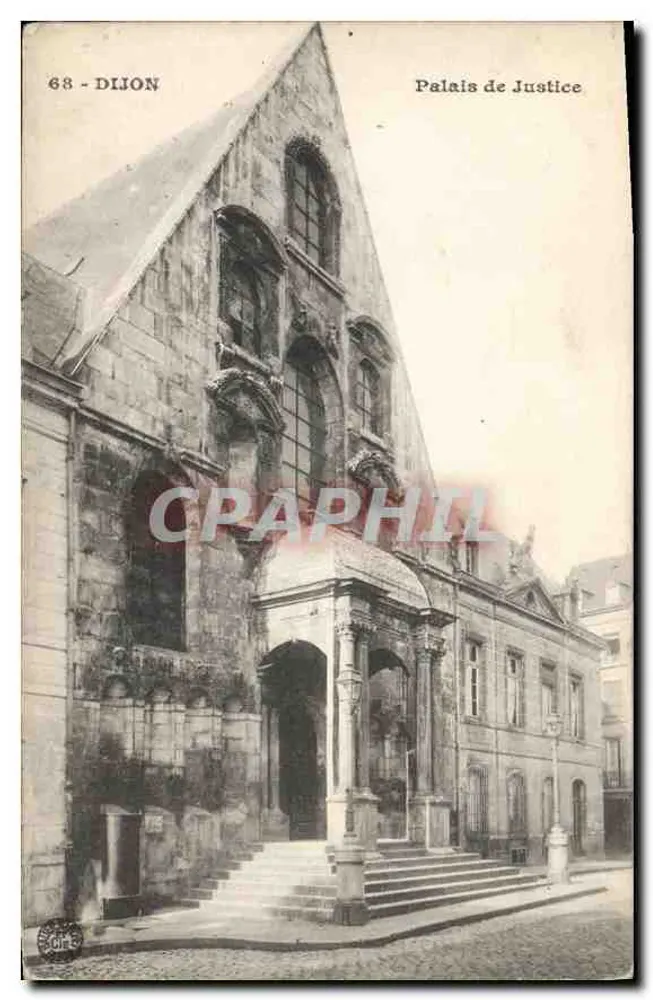 Dijon — Palácio de Justiça — editor Carte - Frente
