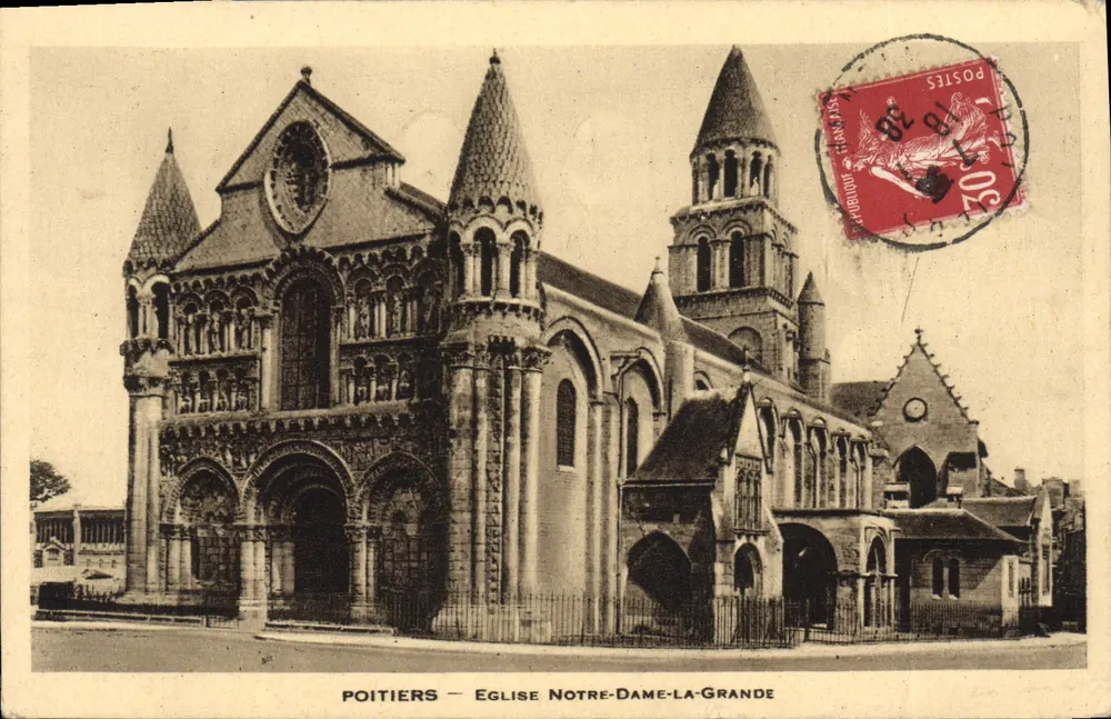 Poitiers — Kirche Notre-Dame-la-Grande — Verlag unbekannt - Vorderseite