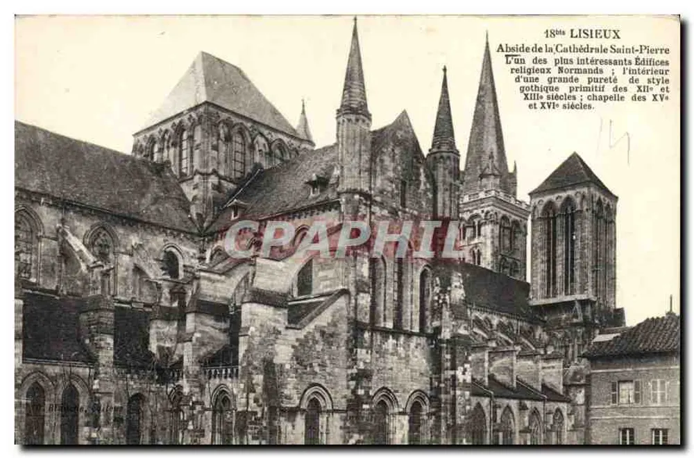 Abside da Catedral de São Pedro de Lisieux — editor não identificado, n° de série 18 - Frente