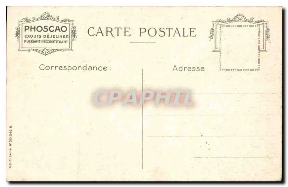 Die Route der Seen (um Gérardmer, Vosges) — Sammlung Phoscao — n°15 - Rückseite