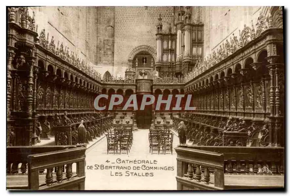 Catedral de Saint-Bertrand de Comminges — As bancadas — G.A.P. Strasbourg - Frente