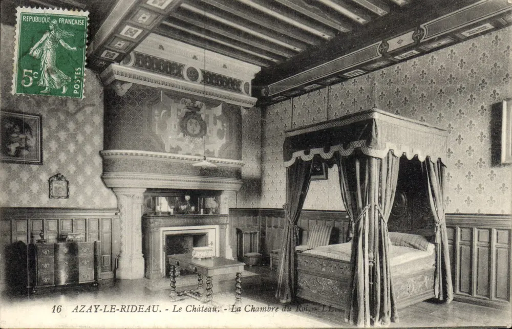 Azay-le-Rideau - Das Schloss - Die Königskammer - LL - Vorderseite