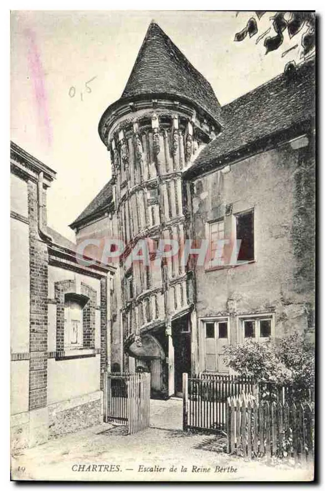 Chartres — Escada da Rainha Béthbe - Frente